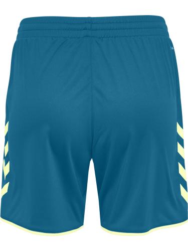 Preview: Hummel Hmlcore 2.0 Shorts Woman - Celestial/Pale Lime Yellow
