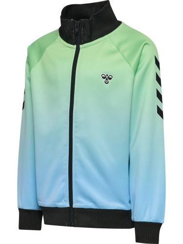 Preview: Hummel Hmljr Gradient Track Suit - Shadow Lime/Black