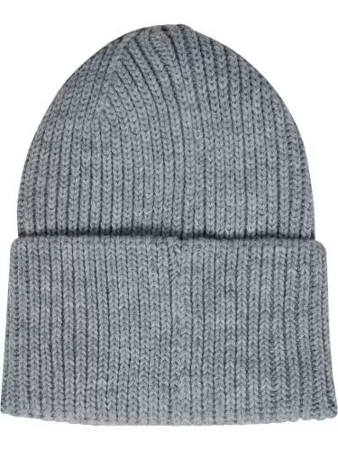 Hummel Hmljr Heavy Rib Knit Beanie - Grey Melange