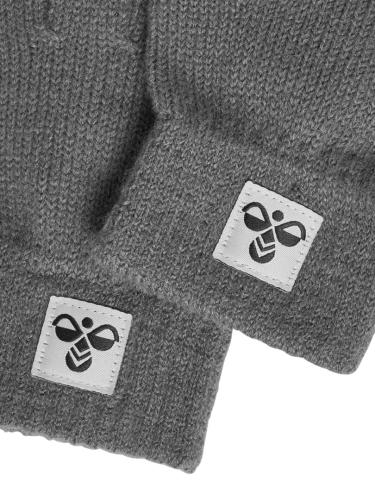 Preview: Hummel Hmljr Knit Gloves 2-Pack - Dark Gull Gray