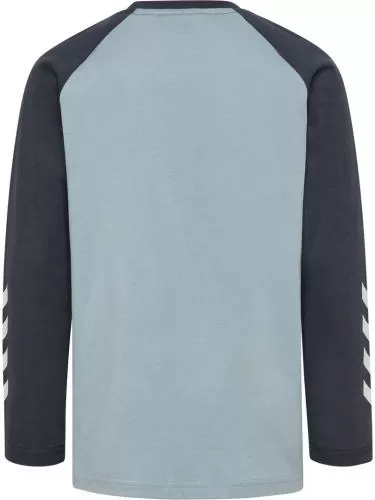 Hummel Hmljr Logo T-Shirt L/S - Dusty Blue