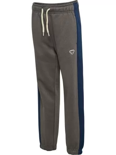 Hummel Hmljr Loose Block Sweatpants Bee - Dark Gull Gray