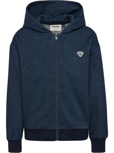 Preview: Hummel Hmljr Loose Dnm Zip Hoodie Bee - Dress Blues