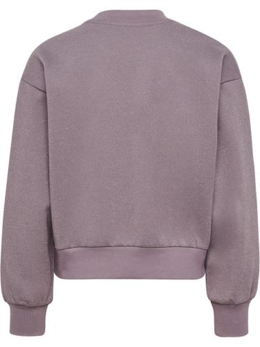 Preview: Hummel Hmljr Loose Glitter Crewneck Bee - Gray Ridge