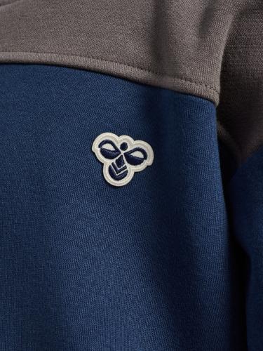 Preview: Hummel Hmljr Loose Stripe Hoodie Bee - Dress Blues