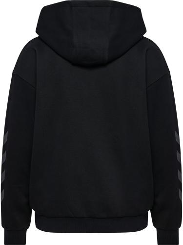 Preview: Hummel Hmlkeeper Chevron W Zip Hoodie - Black