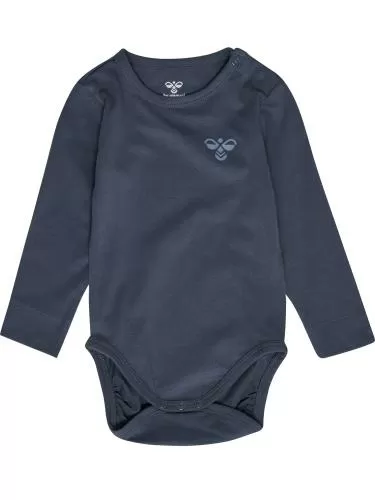 Hummel Hmlmini 2-Pack Body L/S - Ombre Blue/Flint Stone