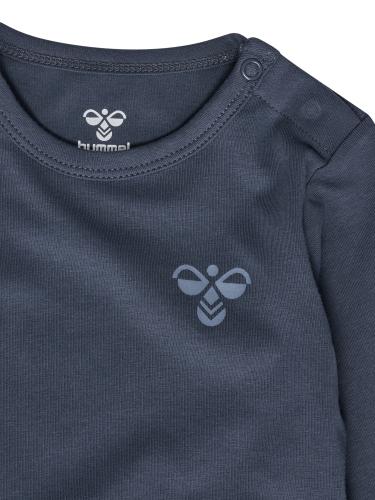 Preview: Hummel Hmlmini 2-Pack Body L/S - Ombre Blue/Flint Stone