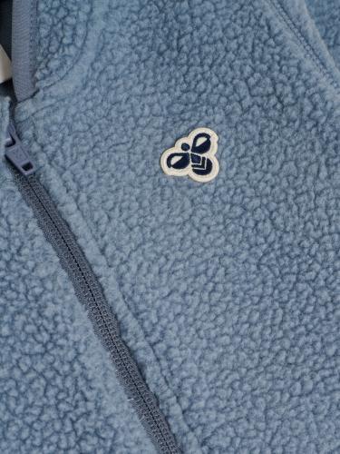Preview: Hummel Hmlmini Atlas Fleece Zip Suit - Flint Stone