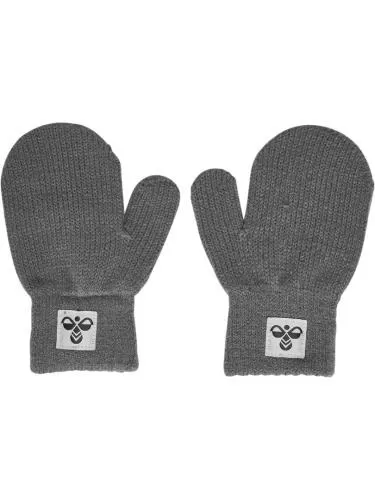 Hummel Hmlmini Knit Mittens 2-Pack - Dark Gull Gray
