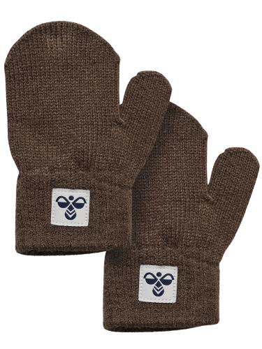 Preview: Hummel Hmlmini Knit Mittens 2-Pack - Peppercorn