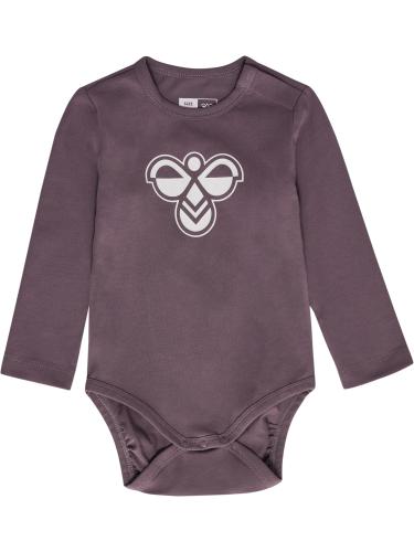 Preview: Hummel Hmlmini Logo Body L/S - Black Plum