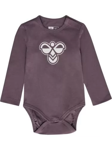 Hummel Hmlmini Logo Body L/S - Black Plum