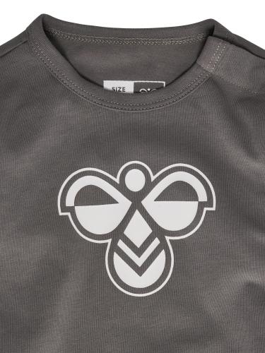 Preview: Hummel Hmlmini Logo Body L/S - Dark Gull Gray