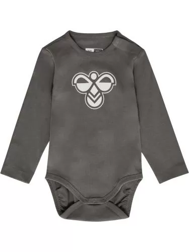 Hummel Hmlmini Logo Body L/S - Dark Gull Gray