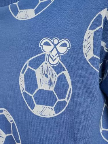 Hummel Hmlmini Loose Aop T-Shirt S/S - Dutch Blue
