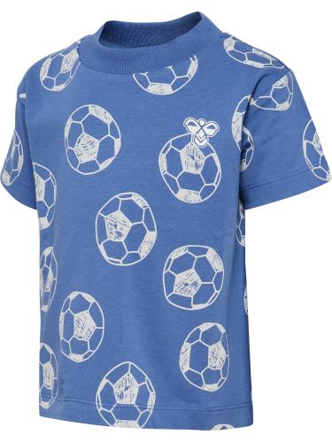 Preview: Hummel Hmlmini Loose Aop T-Shirt S/S - Dutch Blue