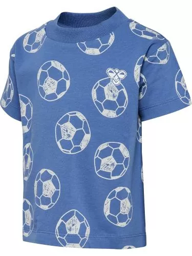 Hummel Hmlmini Loose Aop T-Shirt S/S - Dutch Blue