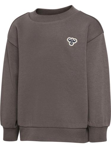 Preview: Hummel Hmlmini Loose Crewneck Bee - Dark Gull Gray