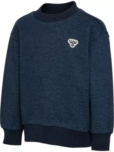 Hummel Hmlmini Loose Dnm Crewneck Bee - Dress Blues