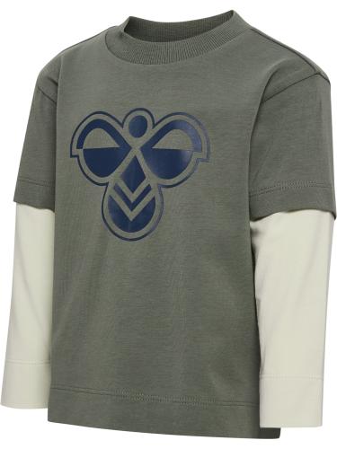 Preview: Hummel Hmlmini Loose Layer T-Shirt L/S - Castor Gray