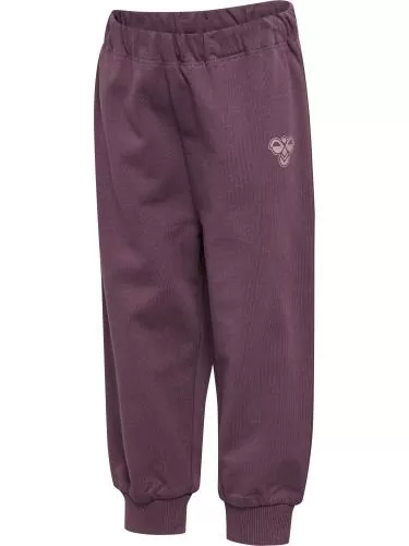 Hummel Hmlmini Loose Solid Adj Waist Pants - Black Plum