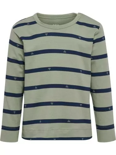 Hummel Hmlmini Reg Stripy Bee T-Shirt L/S - Shadow