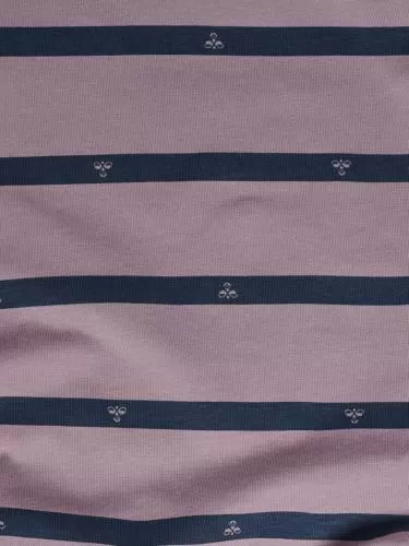 Hummel Hmlmini Stripy Bee Body L/S - Sea Fog