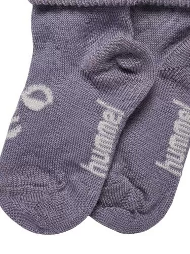 Hummel Hmlmini Wool Socks - Gray Ridge
