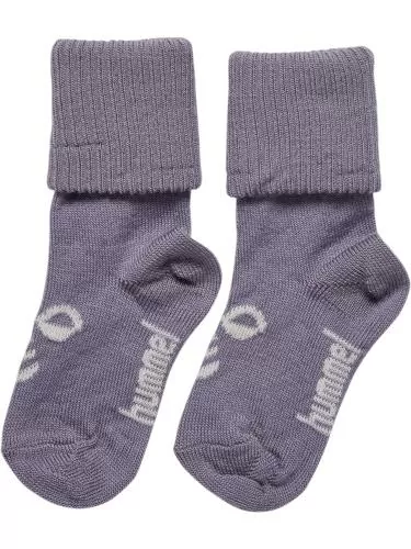 Hummel Hmlmini Wool Socks - Gray Ridge