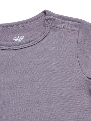 Preview: Hummel Hmlmini Wool Solid Body L/S - Gray Ridge