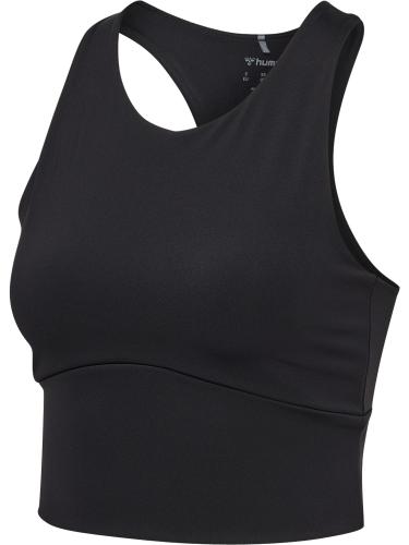 Preview: Hummel Hmlpulse Medium Support Bra Top - Black