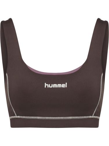 Preview: Hummel Hmlpulse Retro Medium Support Bra - Shale