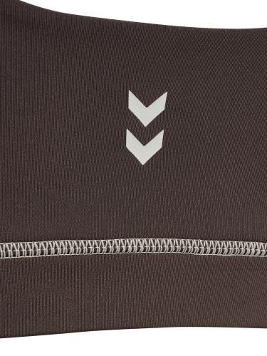 Preview: Hummel Hmlpulse Retro Medium Support Bra - Shale