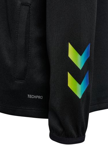 Preview: Hummel Hmlshimmer Track Jacket Kids - Black/Limeade