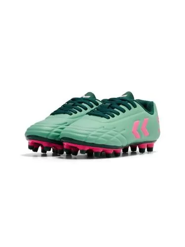 Hummel Top Star F.G. Lc Jr - June Bug/Pink Flambe