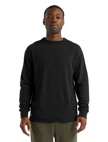 Icebreaker Men Dalston LS Sweatshirt - black