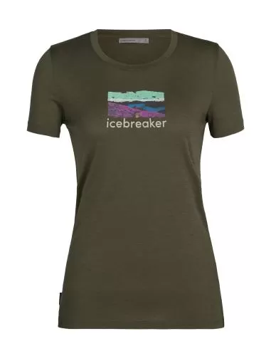 Icebreaker Women Tech Lite II SS Tee Trailhead - loden