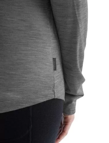 Icebreaker Women Sphere II LS Tee - metro hthr