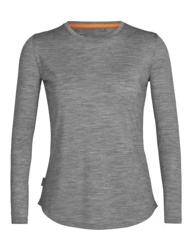 Icebreaker Women Sphere II LS Tee - metro hthr
