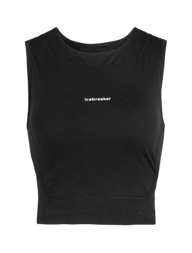 Preview: Icebreaker Women ZoneKnit™ Cropped Bra-Tank - black