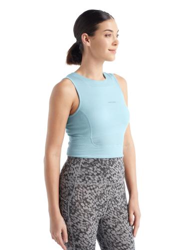 Preview: Icebreaker Women ZoneKnitâ„¢ Cropped Bra-Tank - haze