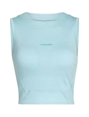 Icebreaker Women ZoneKnitâ„¢ Cropped Bra-Tank - haze
