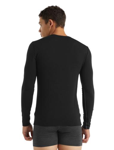 Preview: Icebreaker Men Anatomica LS Crewe - black