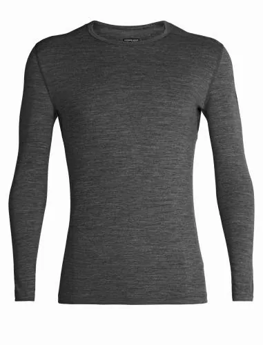 Icebreaker Men 200 Oasis LS Crewe - gritstone hthr
