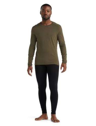 Icebreaker Men 200 Oasis LS Crewe - loden