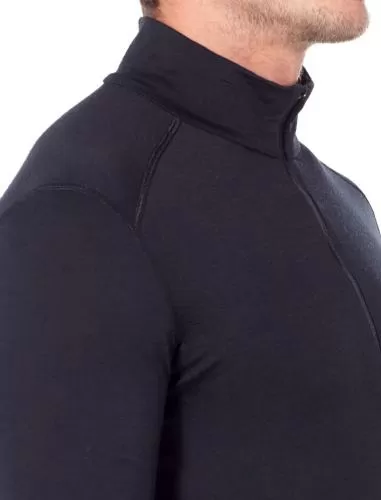 Icebreaker Men 200 Oasis LS Half Zip - black
