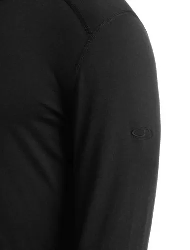 Icebreaker Men 200 Oasis LS Half Zip - black