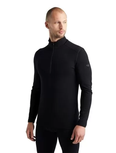 Icebreaker Men 260 Tech LS Half Zip - black