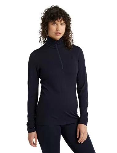 Icebreaker Women 260 Tech LS Half Zip - midnight navy